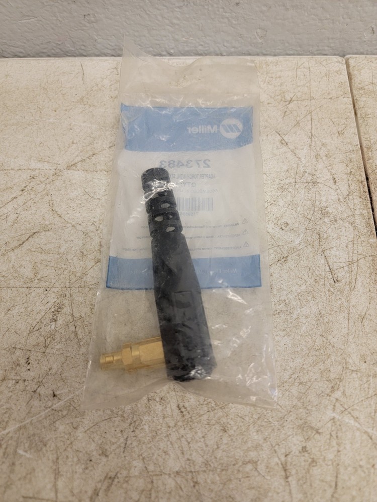 (2) Miller 273483 , Adapter , Torch-Intnl Style Flow Thru
