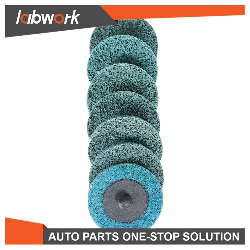 Labwork Fine Surface Conditioning Discs Roll Lock Grinder Sanding Pads 50Pack 2"