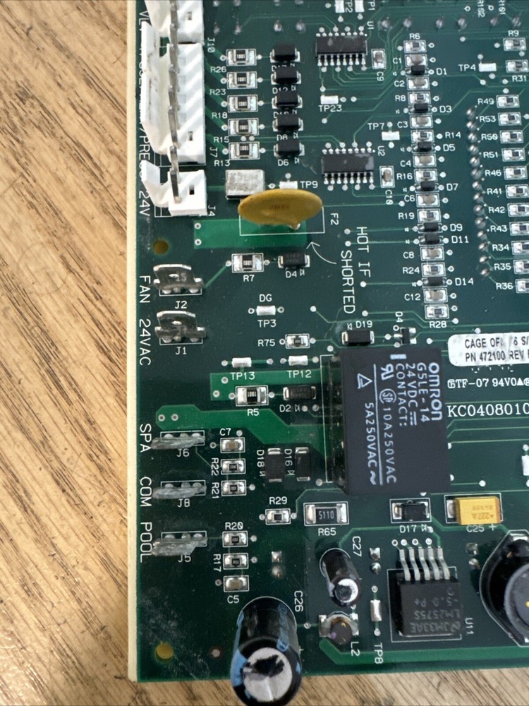 PENTAIR 472100 Digital Display Temperature Controller Circuit Board