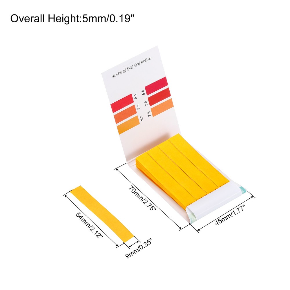 PH Test Strips 6.9-8.4.2pcs 80 Indicator Maps Sunflower Tester