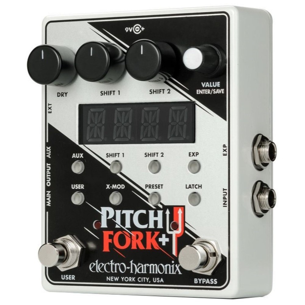 Electro-Harmonix Pitch Fork Plus Polyphonic Pitch Shifter/Harmony Effects Pedal