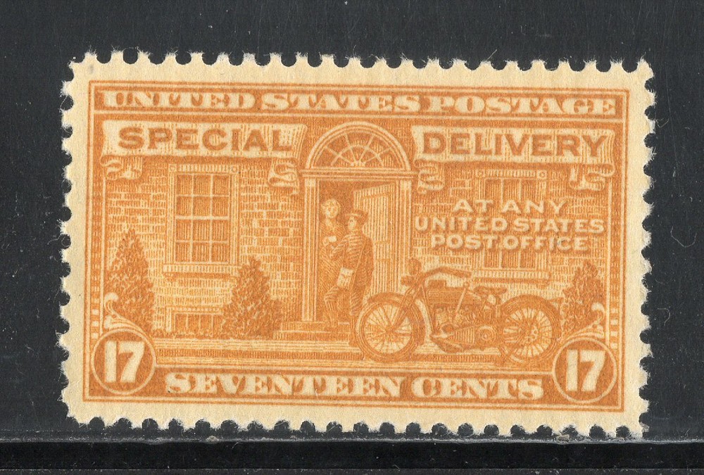 E18 - Motorcycle Delivery - SPECIAL DELIVERY  SINGLE MNH