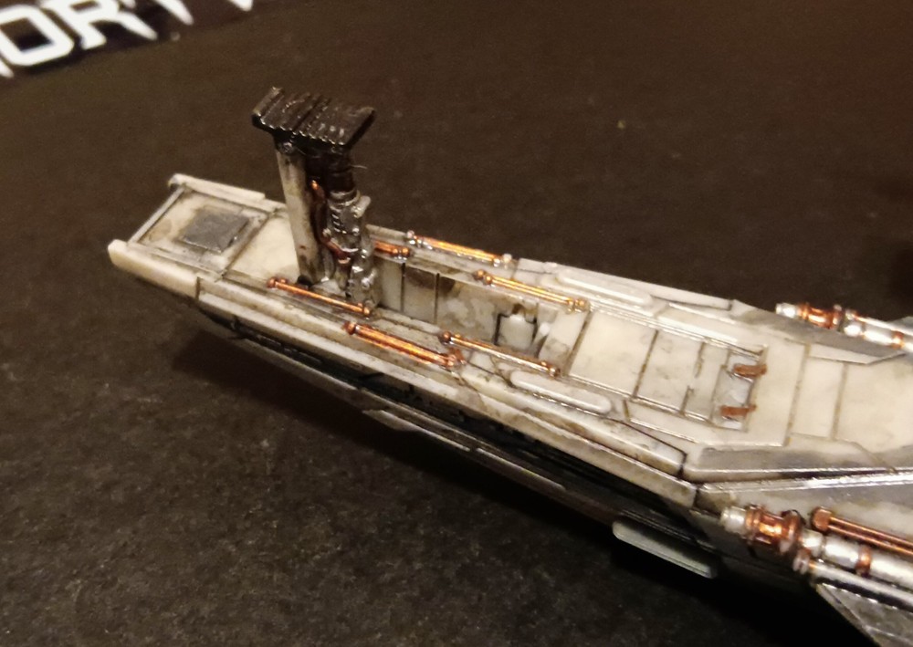 Custom Painted Star Wars Micro Galaxy Squadron Lt. Callahan’s E-wing, #0121