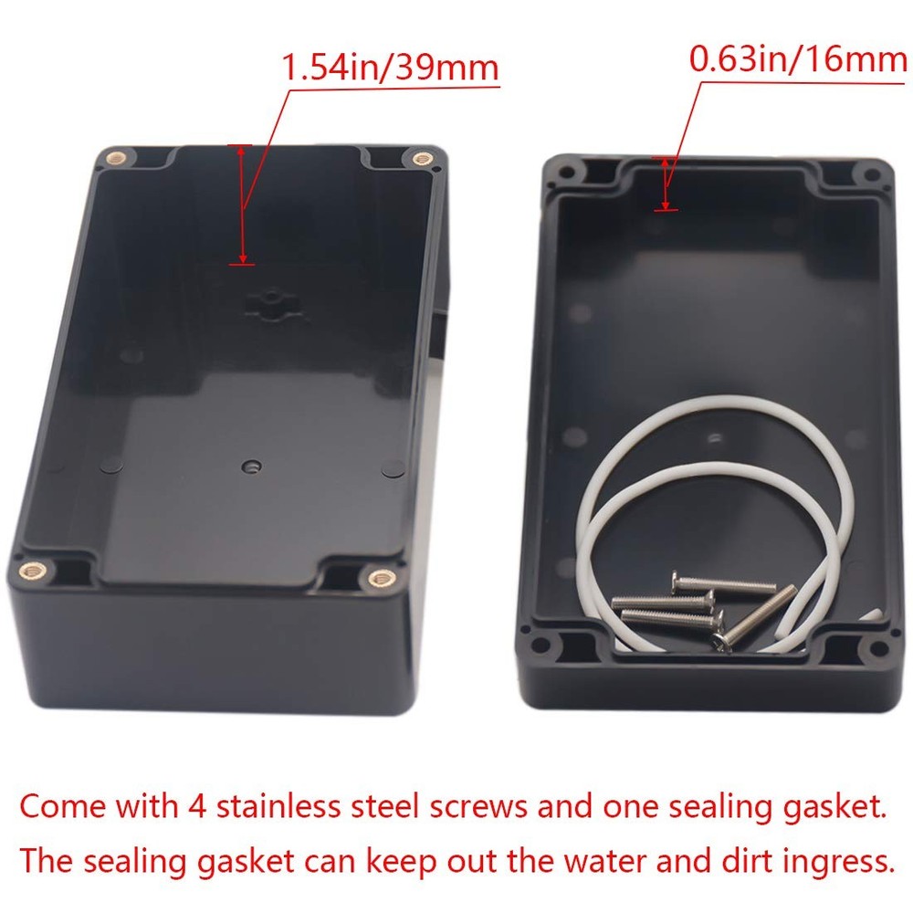 Waterproof Junction Box Plastic Electronic Project Box Enclosure Case