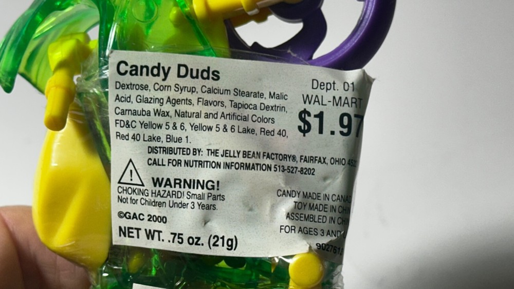 motorcycle Candy Duds Candy Dispenser from 2000, Mint Unopened