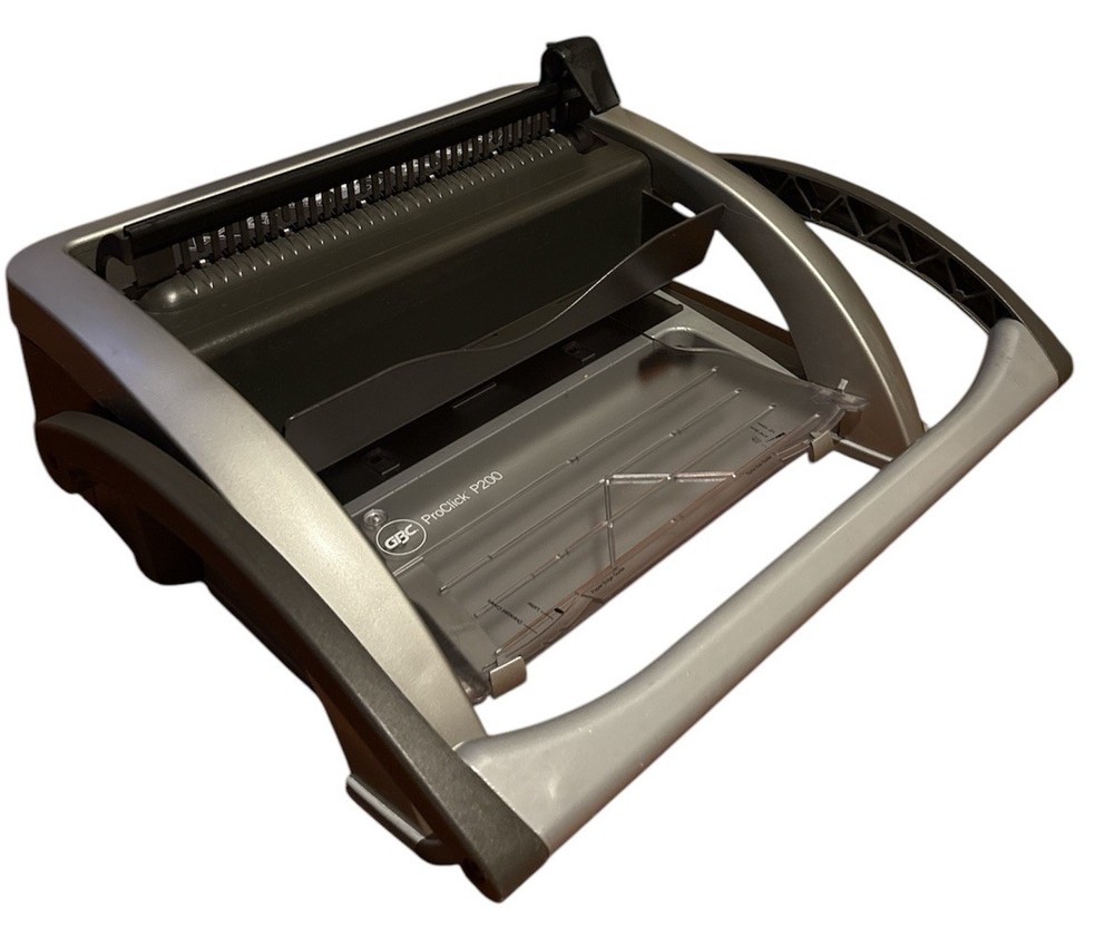GBC ProClick P200 Document Binding Machine Professional Manual System Tested