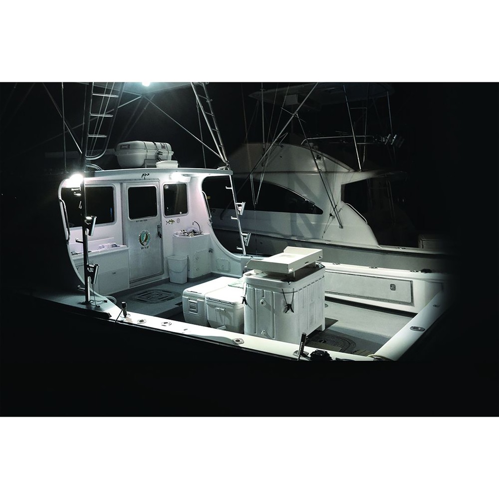 Rigid 902513 SR-M Series PRO Flood Diffused White Rectangle LED Single Light Kit