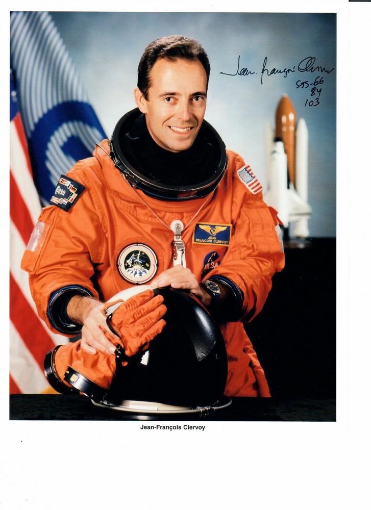 Jean-Francois Clervoy Signed NASA Lithograph