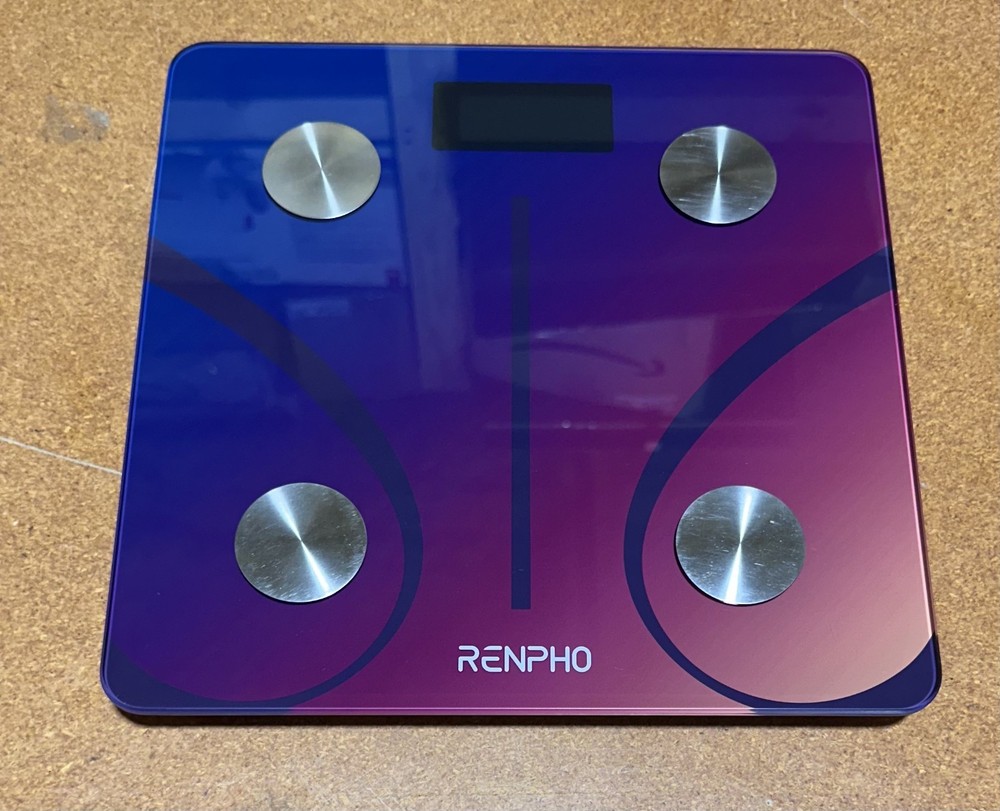RENPHO Smart Scale Bluetooth Body Composition BMI Bathroom Scale Red Gradient