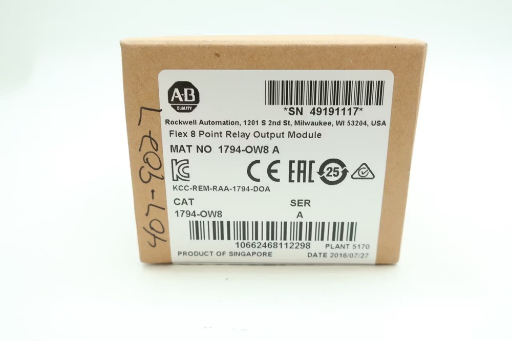 Allen Bradley 1794-OW8 Flex I/o Output Module Ser A