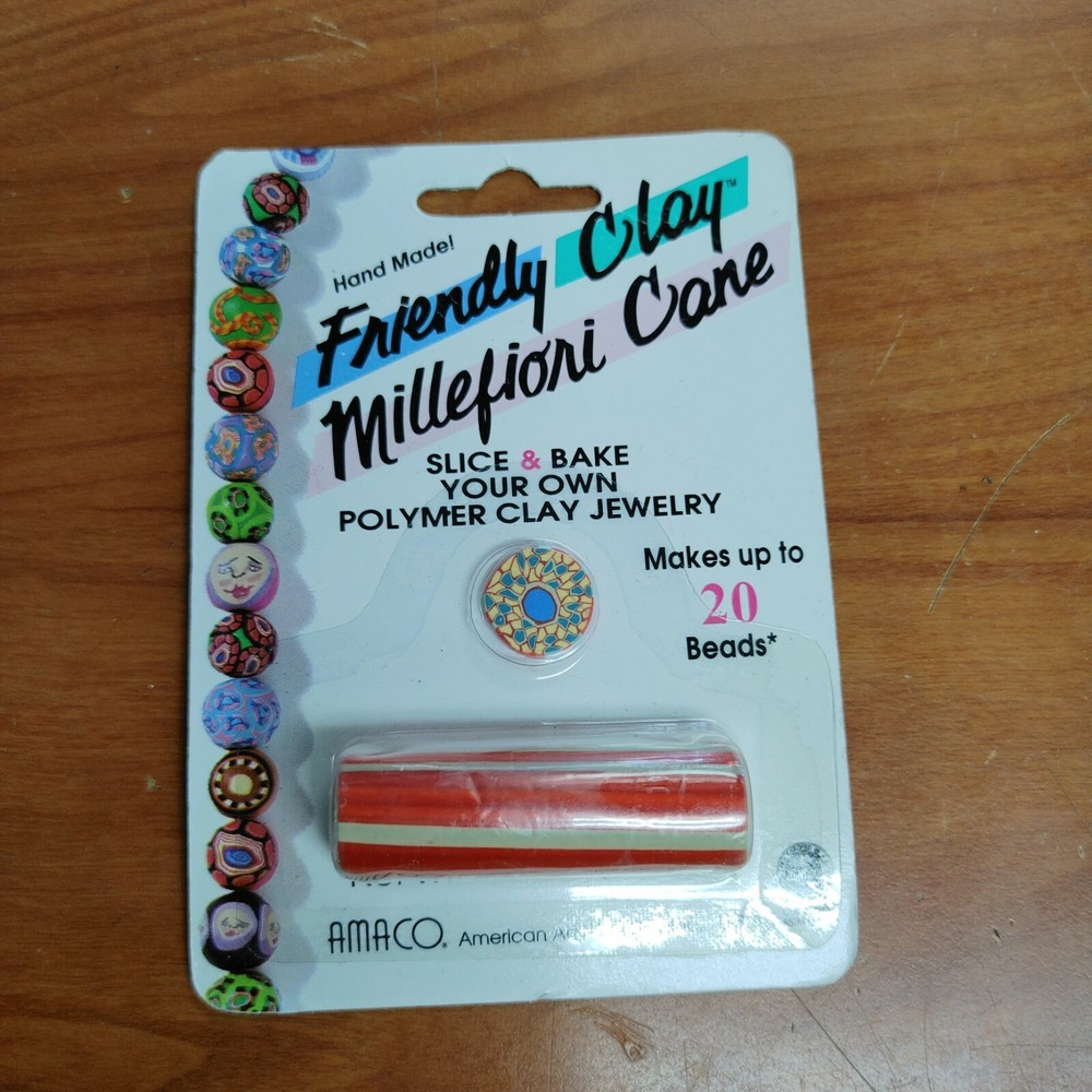 Femo Amaco Friendly Clay Millefiori Polymer Rod Crafts