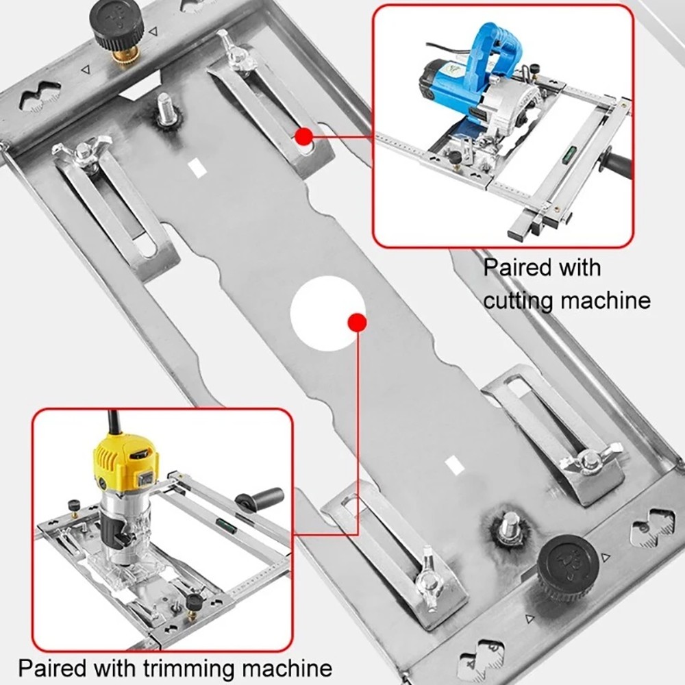 Cutting Machine Edge Guide Positioner 12.6 Inch Adjustable Circular Saw Guide