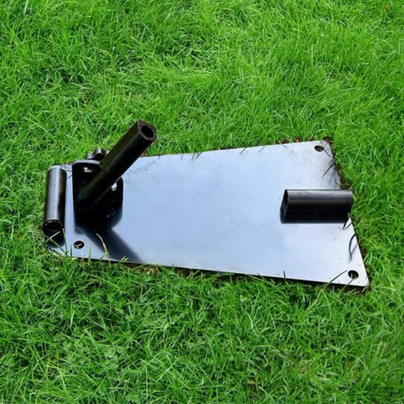 Golf Alignment Stick Holder Swing Practice Plate Plane Trainer Training Aid US