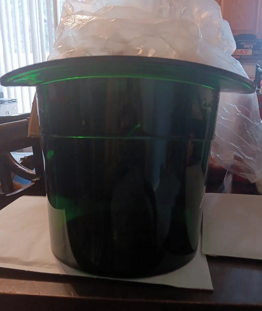 Tanqueray Ice Bucket Plastic Dark Green