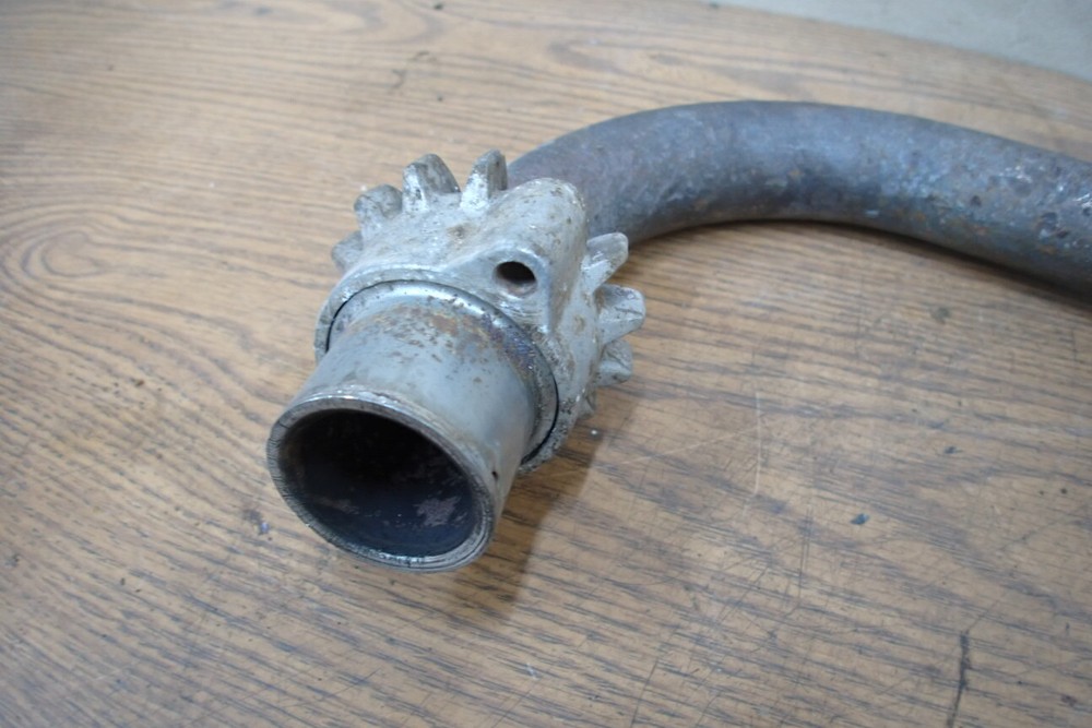 1978 HONDA CB400A EXHAUST HEADER W/ FLANGE DAMAGED