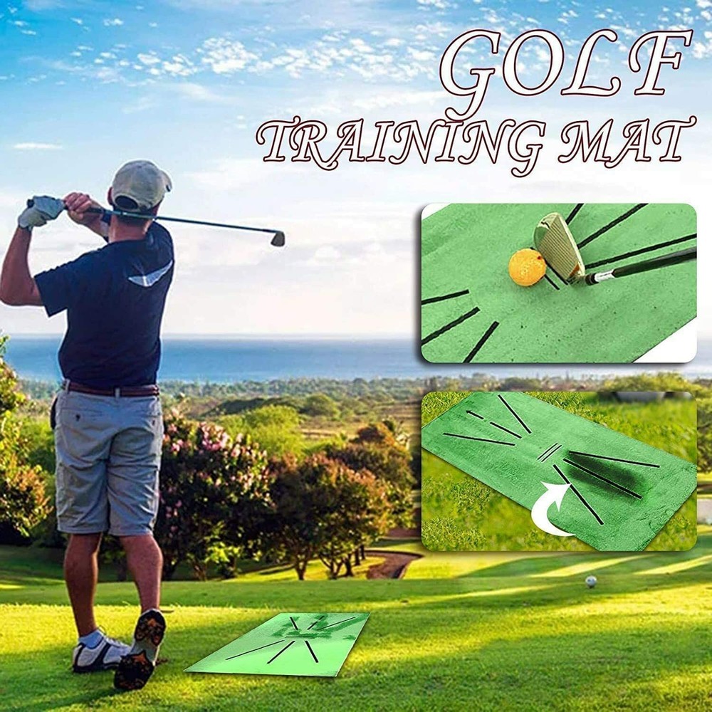 Golf Training Mat for Swing Detection Batting Practice Training Aid Game 30x60cm