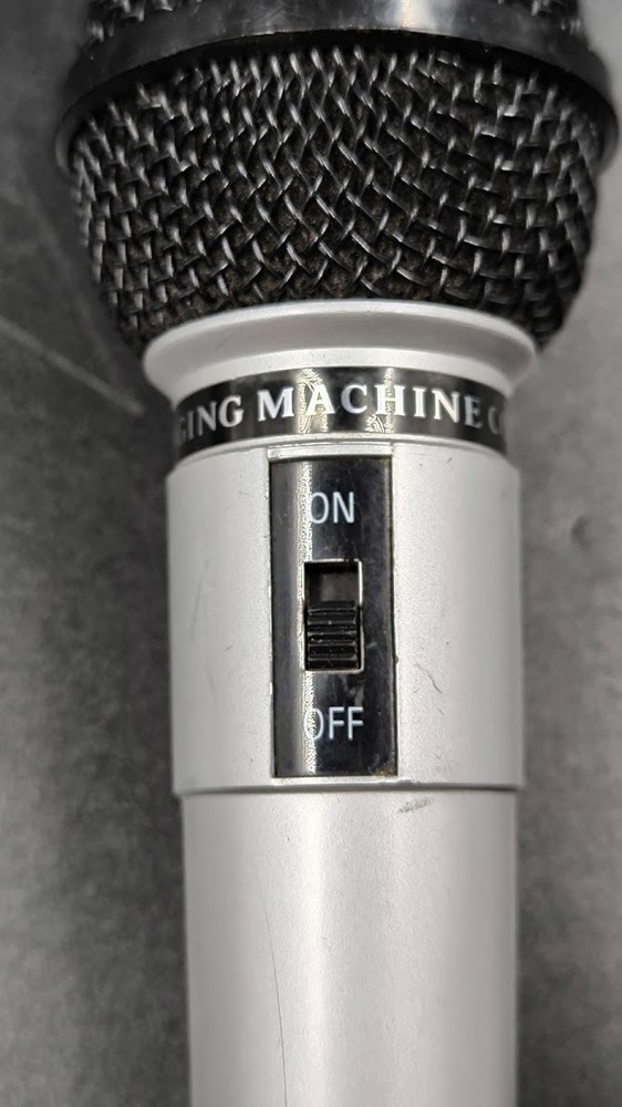 The Singing Machine Co Microphone Used Working Silver