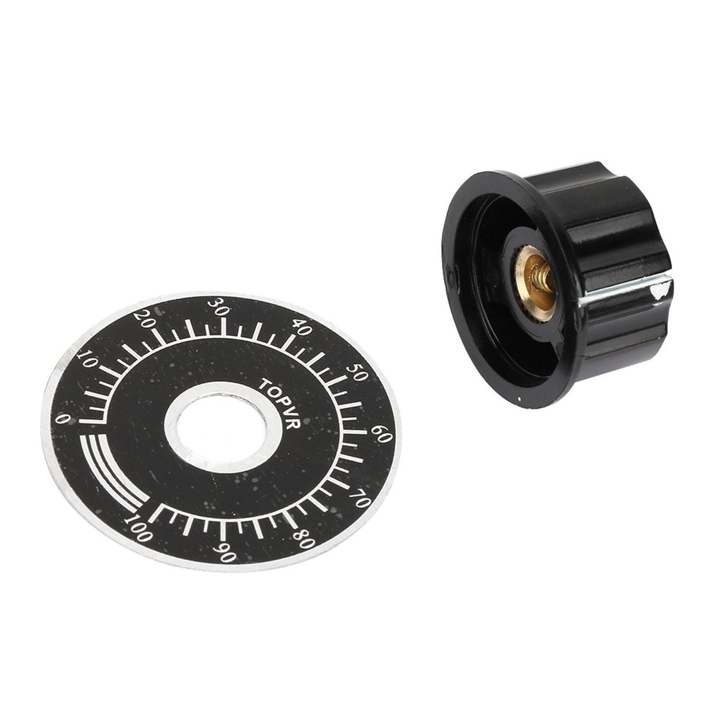 5 Knurled Potentiometer Knobs Durable Volume Control Cap DIY Accessories Premium