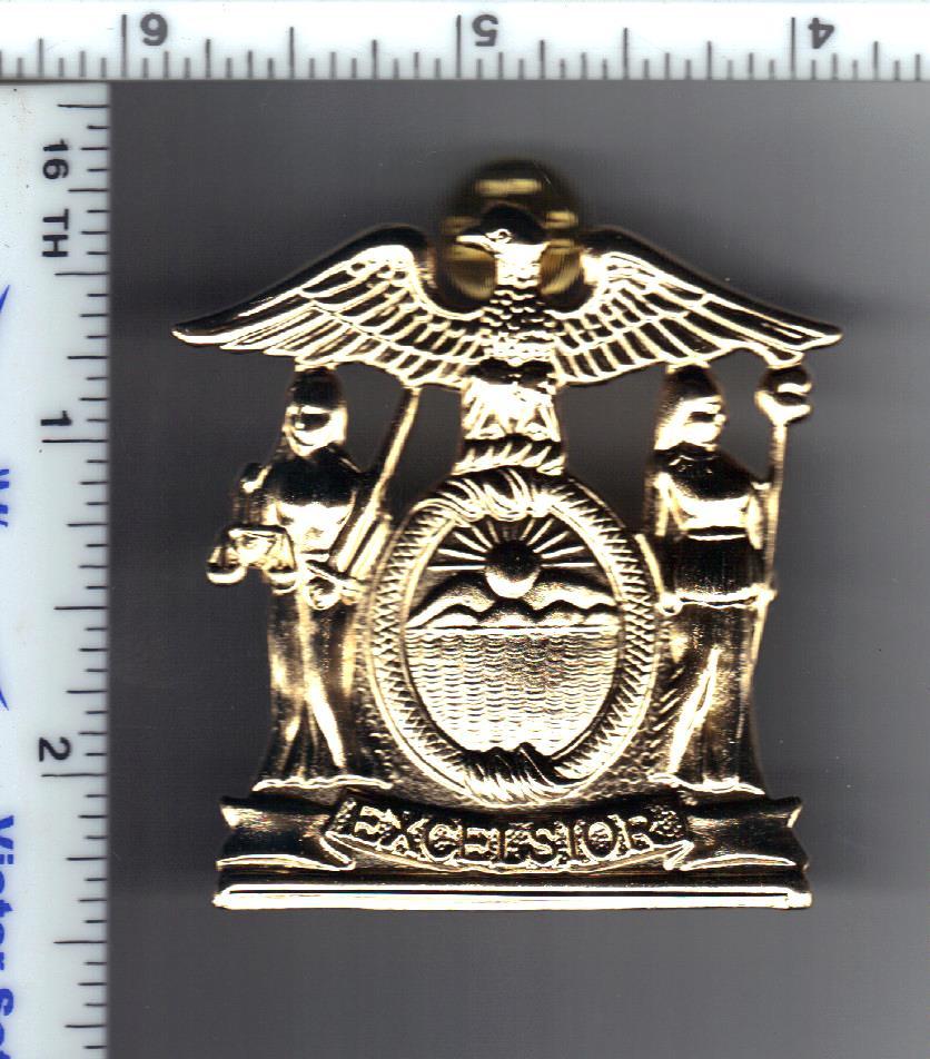 New York State Hat Device - Gold