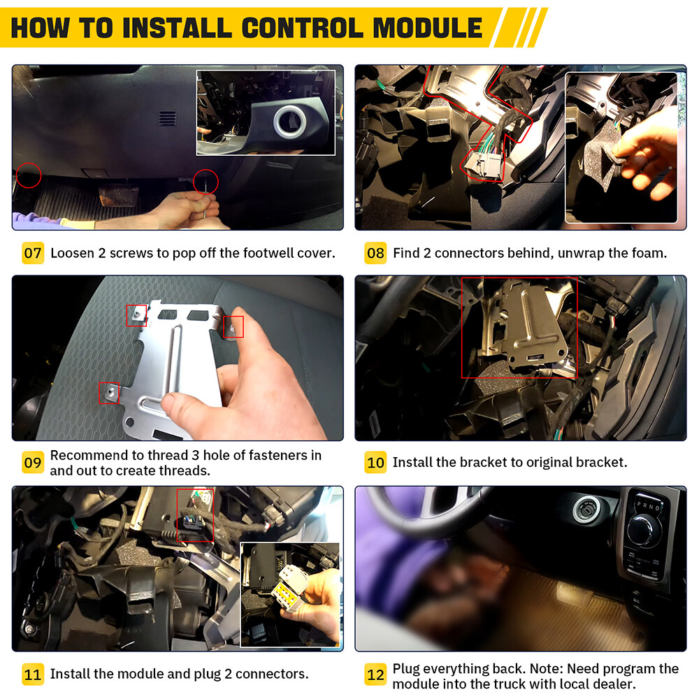 Trailer Brake Controller Module For 2016 2017 2018 Ram 1500 2500 3500 4500 5500