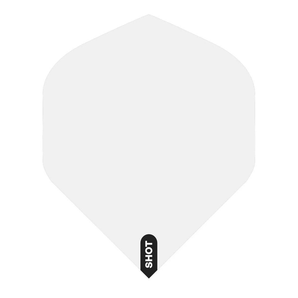 Shot Dart Flight Set Standard White