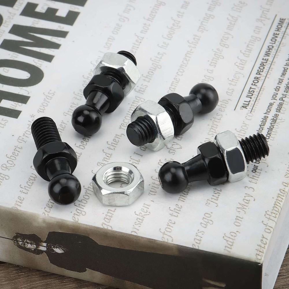 8pcs Ball Mount Threaded Stud Brackets 10mm Gas Prop Strut Spring RV Camper 1/2"