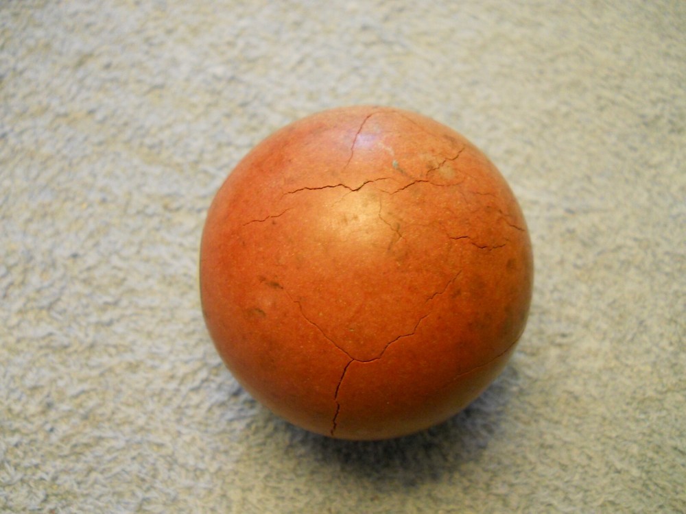 Vintage Clay Billiard Ball- #7