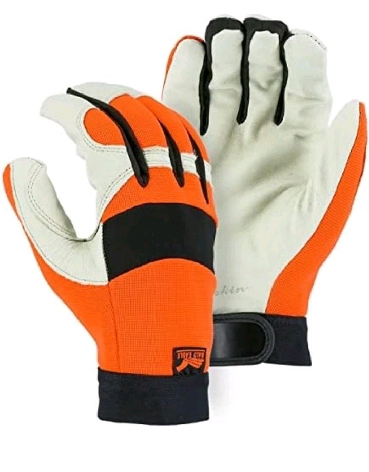 Bald Eagle Mechanic's Work Pigskin Leather Gloves Thinsulate  2152THV MEDIUM