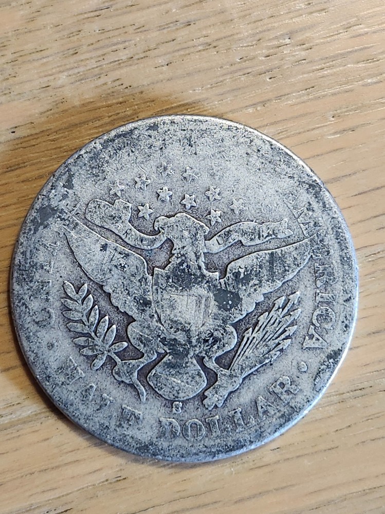 90% SILVER 1900 S BARBER HALF