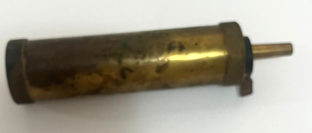 VINTAGE Brass Powder Flask