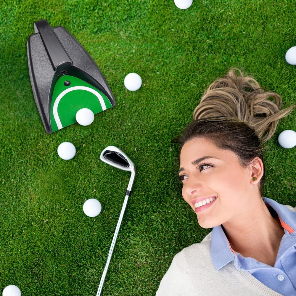 Automatic Putting Machine - Auto Returning Golf Cup Training Aid for Indoor/O...