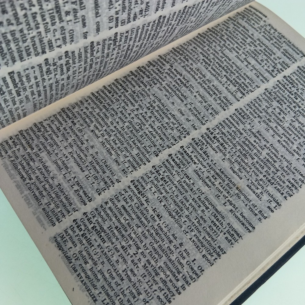 Concise Oxford Dictionary Fowler 1969 Hardback Book