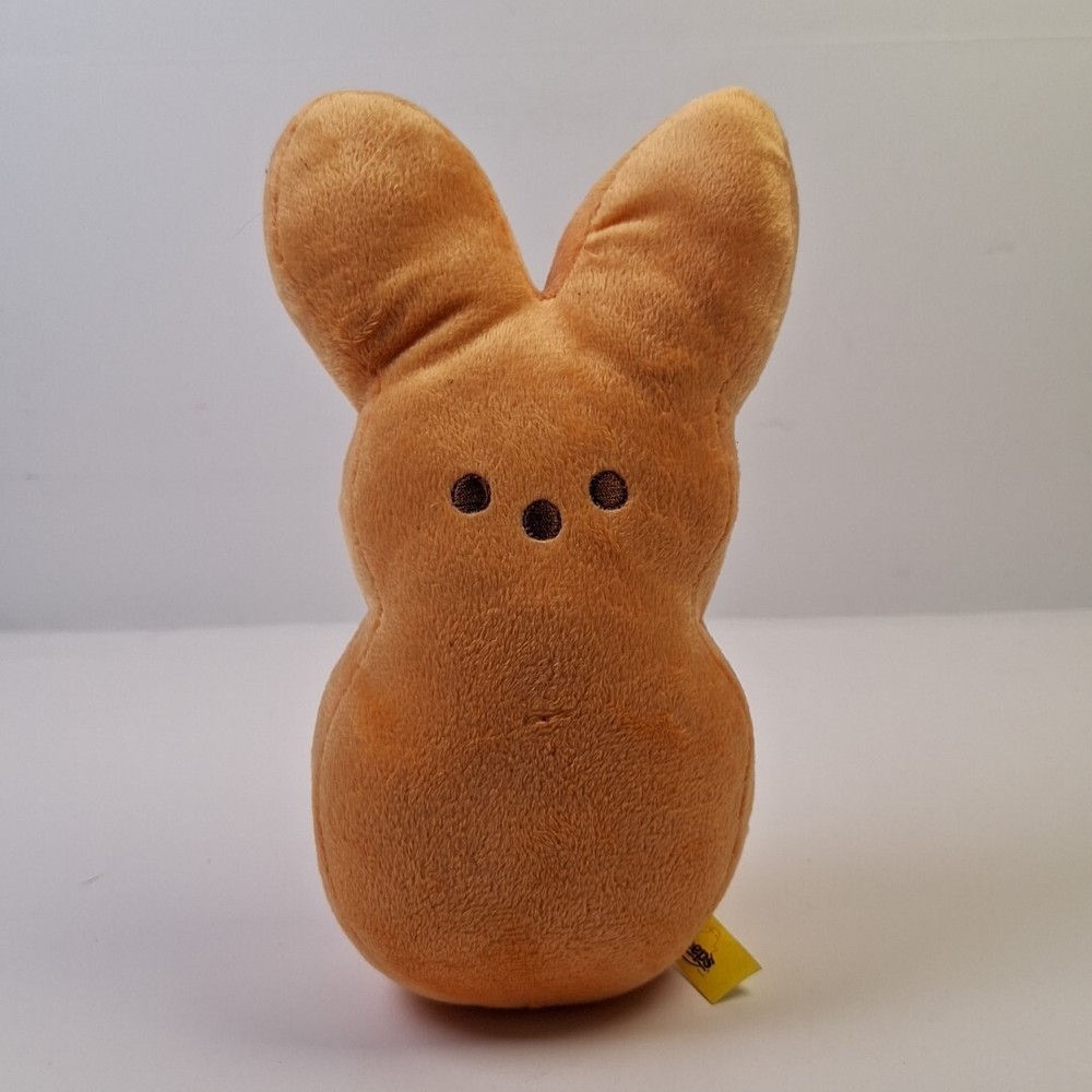 Authentic Peeps Orange 9” Stuffed Plush Easter Bunny Rabbit Soft Stuffed Animal