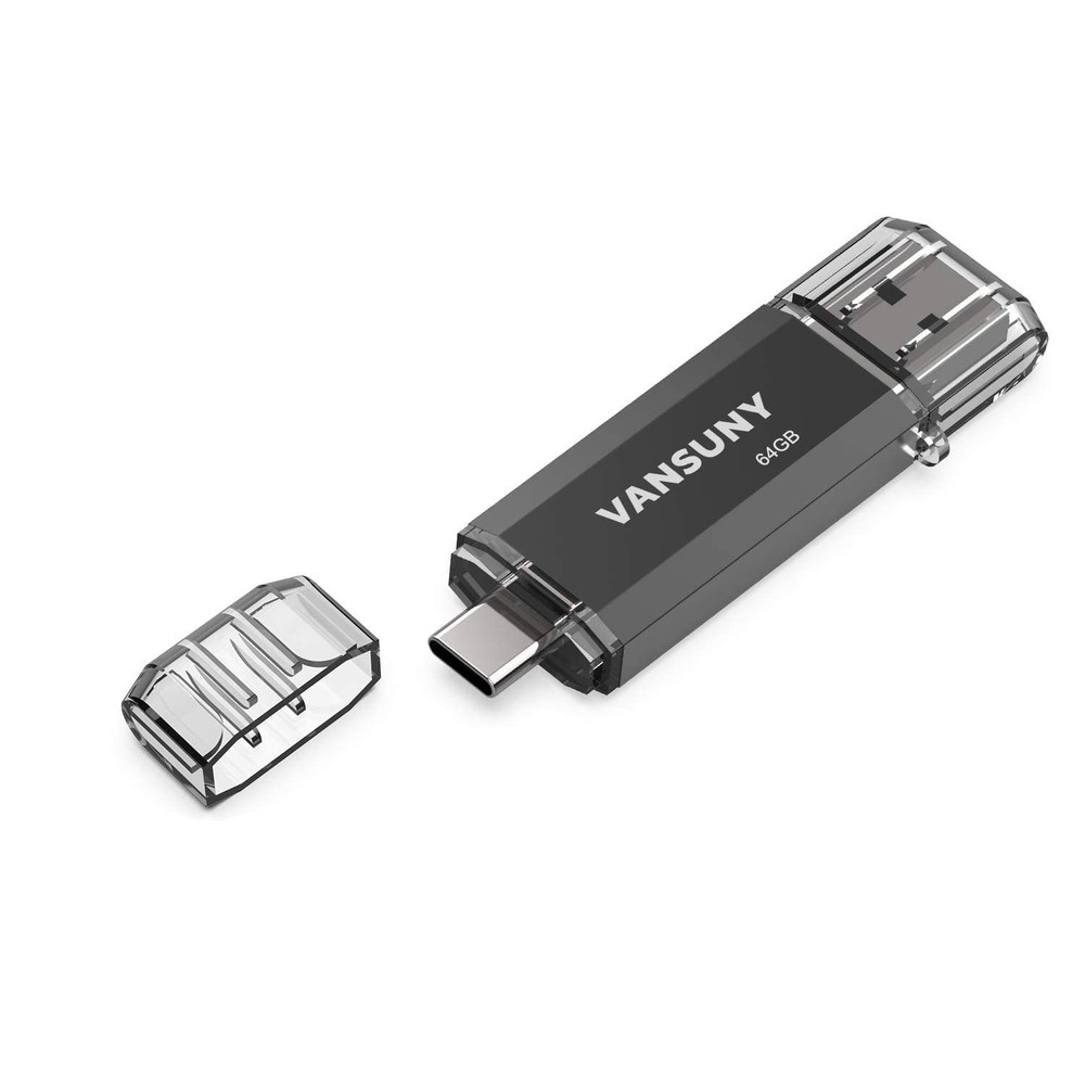 64GB USB C Flash Drive OTG USB 3.0 Dual Memory Stick for Android & PC