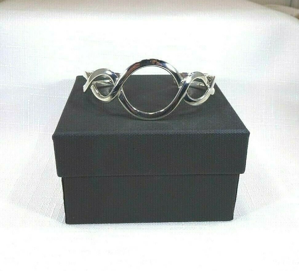 Solid Sterling Silver Cuff Bangle- 18.cm