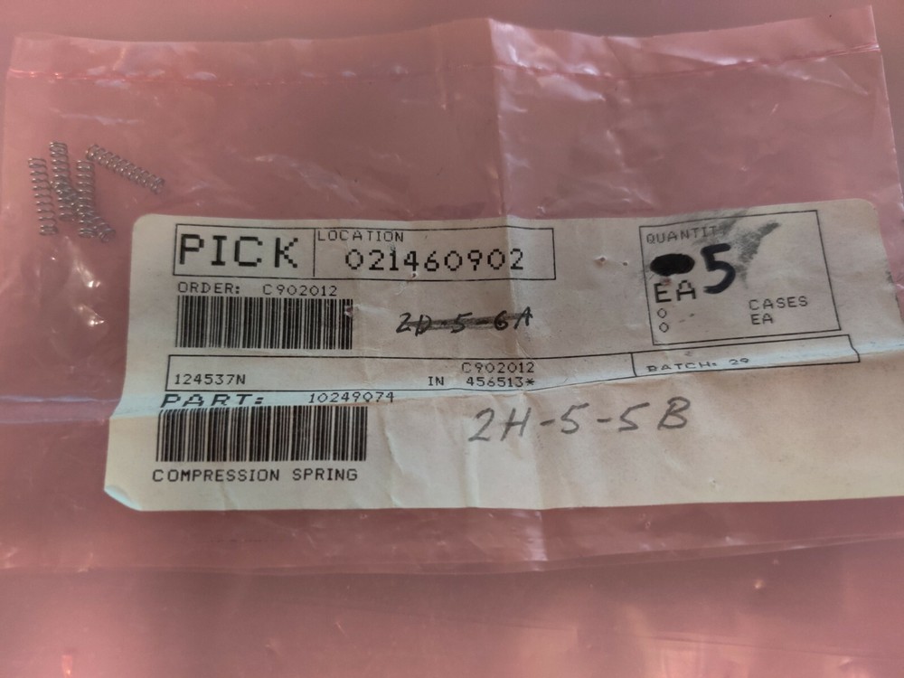 Universal Instruments Compression Spring 10249074 Pack Of 5