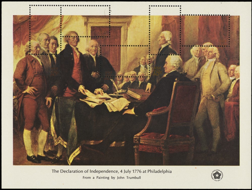 1687t, Denominations Missing From Pos A & D Error 18¢ Bicentennial - Stuart Katz