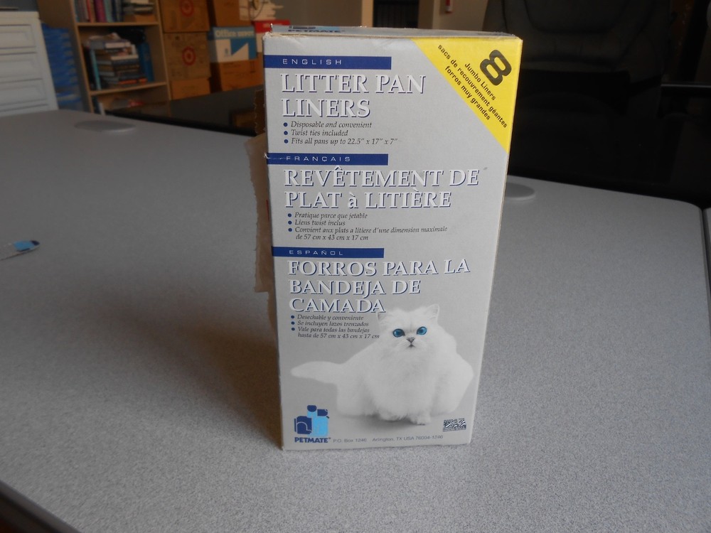 ~~PETMATE PAN LINERS JUMBO SIZE 8 Pack~~