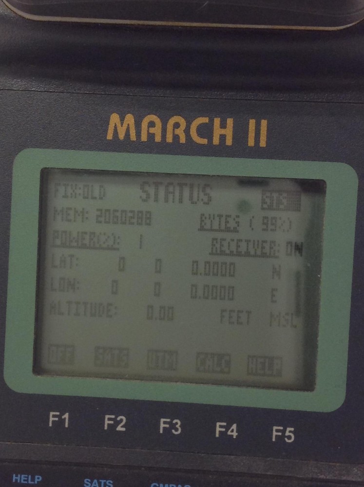 Corvallis Microtechnology March-II-E Data Recorder & GPS Navigator WORKING