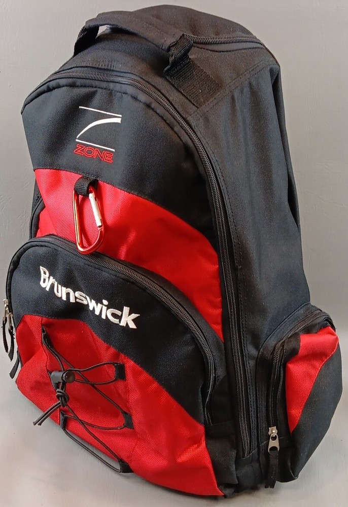 Brunswick Zone Rolling Ball Roller Red Bowling Bag Extending Handle