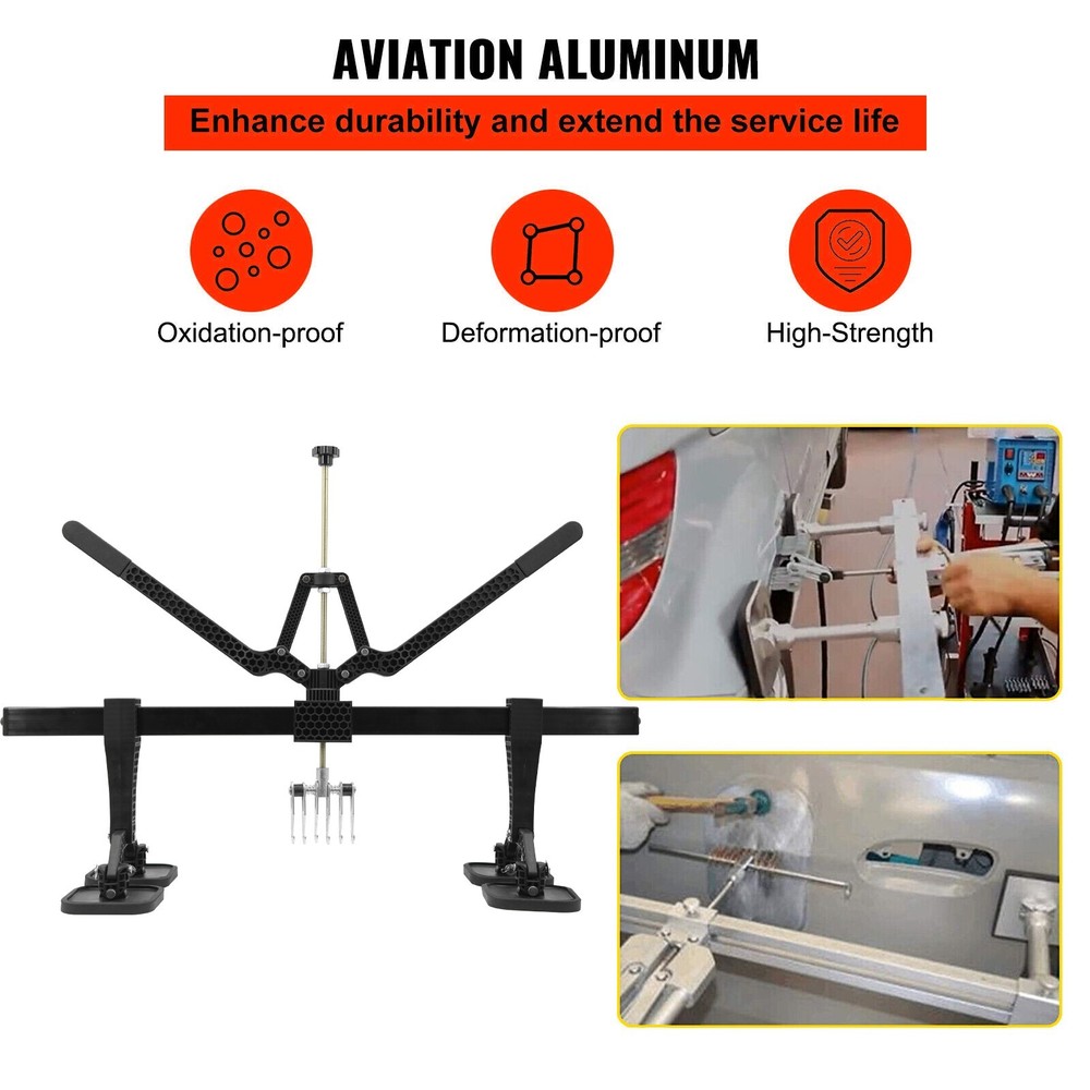 Car Dent Bar Puller Pull Lever Pulling Kit Removal Hammer Repair Auto Body Tool