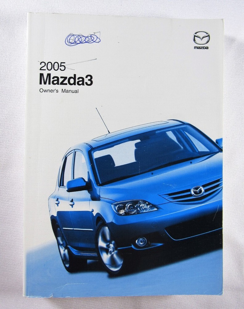 2005 Mazda 3 Owners Manual Book