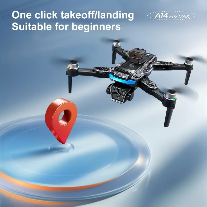 A14Pro max GPS Brushless 8K three Camera Optical Flow Obstacle Avoidance