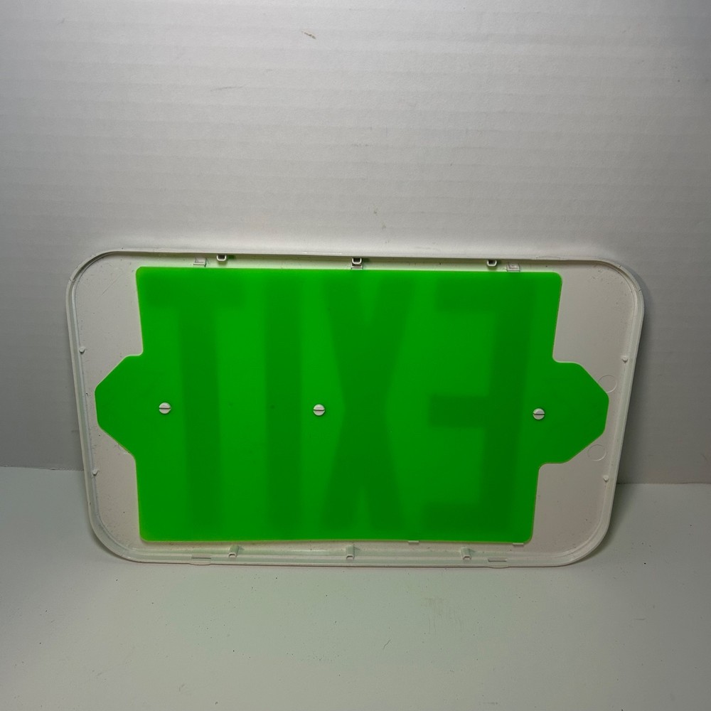 Lithonia Lighting Green Emergency Exit Sign Cover Only