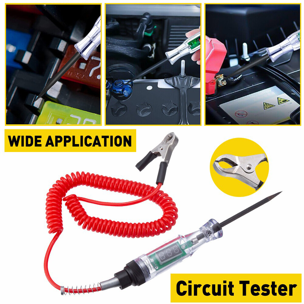 Car Auto 6-24V Power Probe Circuit Digital Electrical Tester Test Device System
