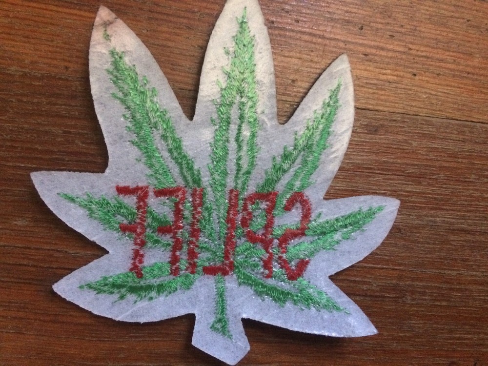 Vintage 80's Pot Leaf Iron On Patch