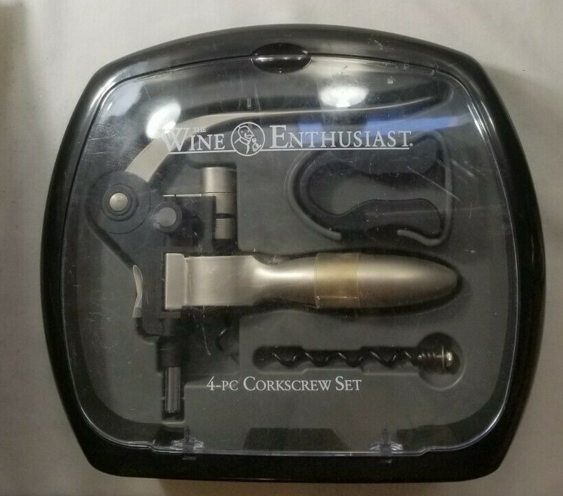 The Wine Enthusiast 4-PC Corkscrew Set