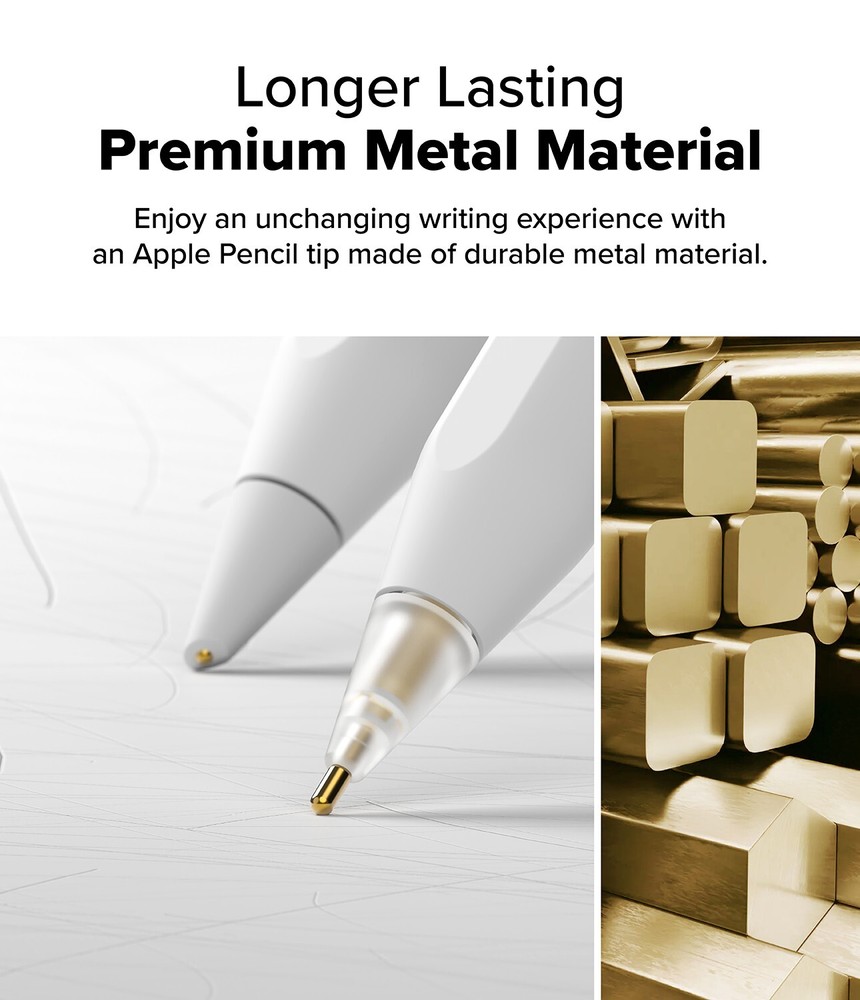 For Apple Pencil Pro 1st 2nd Gen | Ringke [Replacement Tip] Precise Enhanced Nib