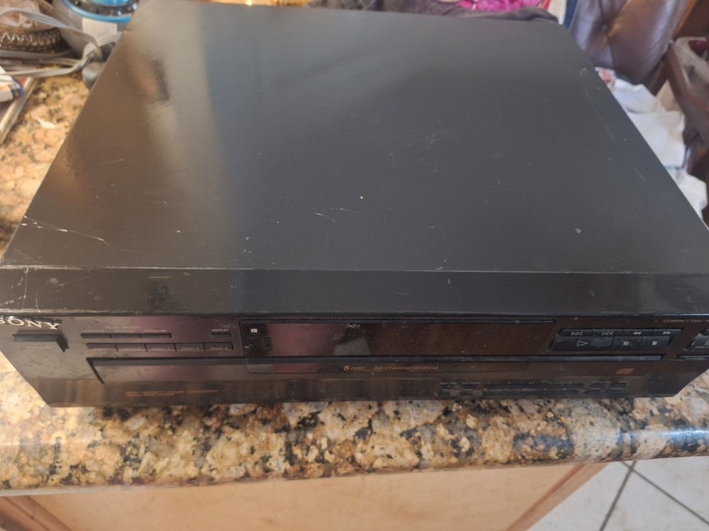5 Discs CD Player Sony Not Tested