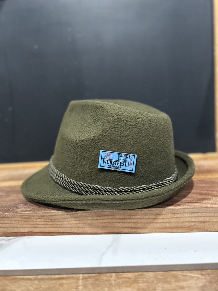 Wurstfest Beer Ticket Hat Pin Blue Color